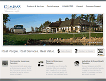 Tablet Screenshot of compassinsurance.net